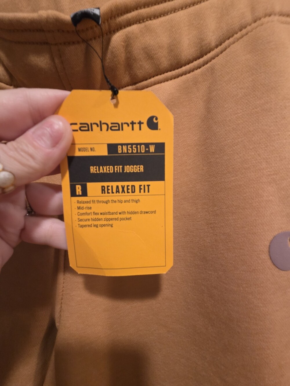 Carhartt Brown Relaxed Fit Jogger BNWT - Picture 2 of 6